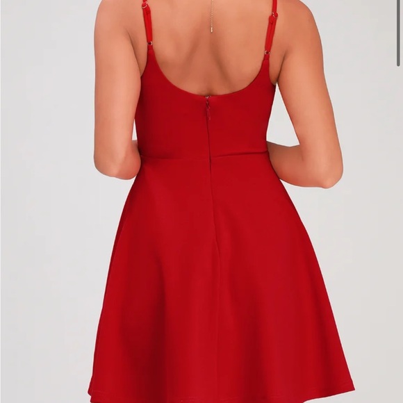 Red lulus dress - Picture 2 of 5